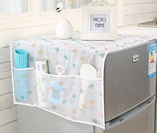 1 Pc Cotton Quilted Refrigerator Cover